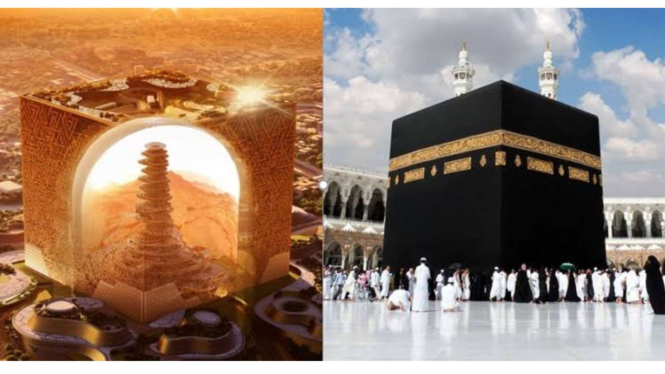 The Mukaab, bangunan di Arab Saudi yang mirip Kabah