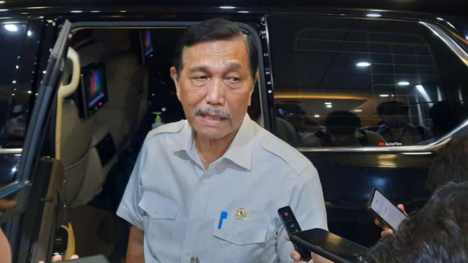 Menko Marves, Luhut Binsar Pandjaitan.