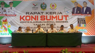 Rapat Kerja KONI Sumut.(istimewa/VIVA)