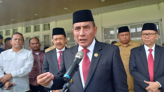 Gubernur Sumut Edy Rahyamadi  