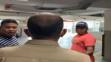 Oknum debt collector yang membentak anggota polisi 
