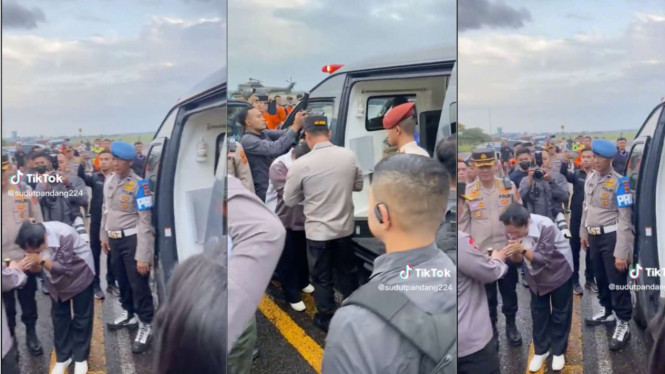 Momen Haru Istri Kapolda Jambi Sungkem ke Kapolri