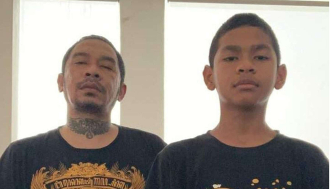 Jonathan Latumahina dan sang anak David