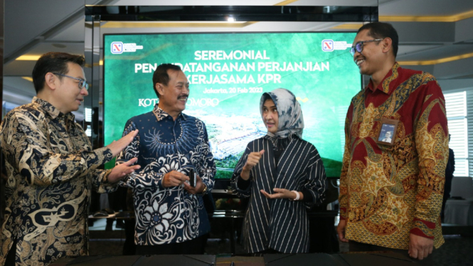 Kerja sama KPR Kota Podomoro Tenjo dan Bank Mandiri.