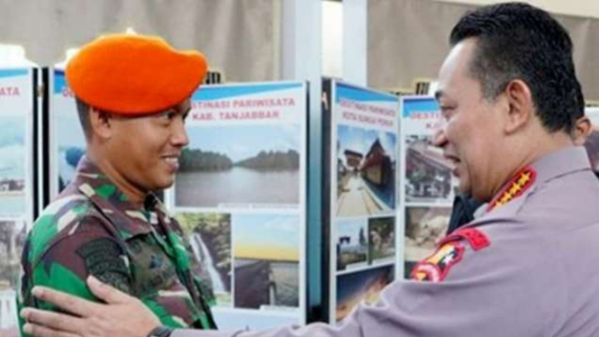 VIVA Militer: Kapolri temui prajurit Kopasgat Kopda Ahmad Novrizal