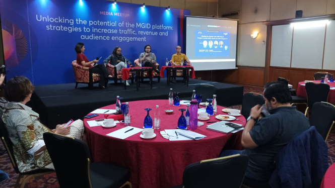 Media Gathering AMSI dan MGID di Jakarta, Rabu, 22 Februari 2023.