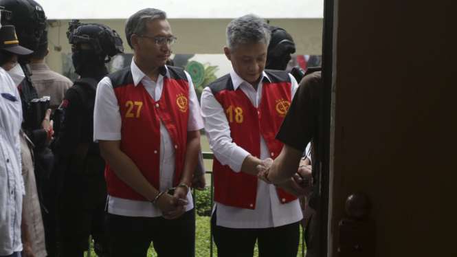 Sidang Vonis Vonis Hendra Kurniawan dan Agus Nurpatria Ditunda