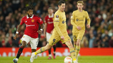 Manchester United vs Barcelona di Liga Europa