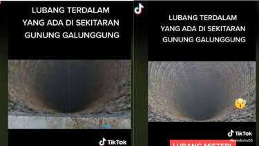 Lubang Misterius di Gunung Galunggung