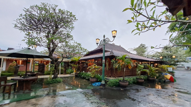 Bilik Kayu Heritage Resto milik keluarga ayah Mario Dandy.