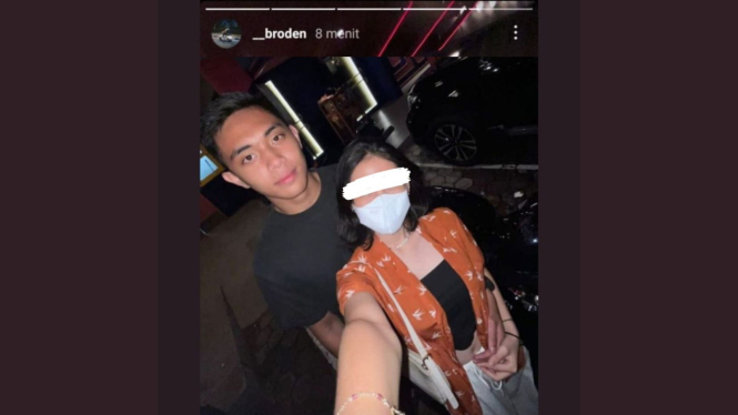 Mario Dandy Satriyo bersama wanita inisial A