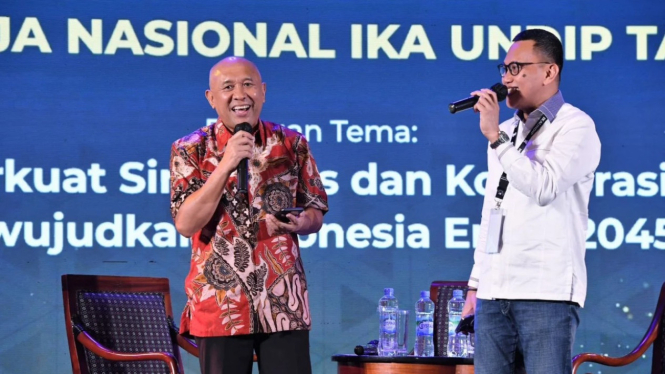 Menkop UKM, Teten Masduki mengajak IKA UNDIP tingkatkan rasio kewirausahaan