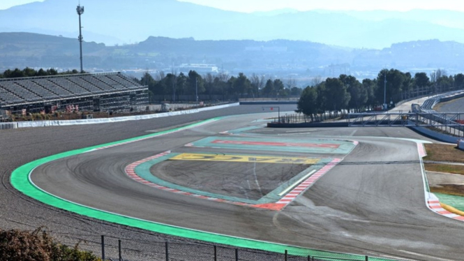 Tikungan Sirkuit Catalunya untuk F1 GP Spanyol