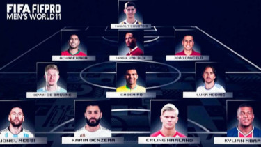 11 pemain terbaik FIFA/FIFPRO 2022