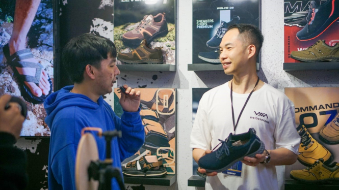 Weidenmann hadir di Jakarta Sneakers Day