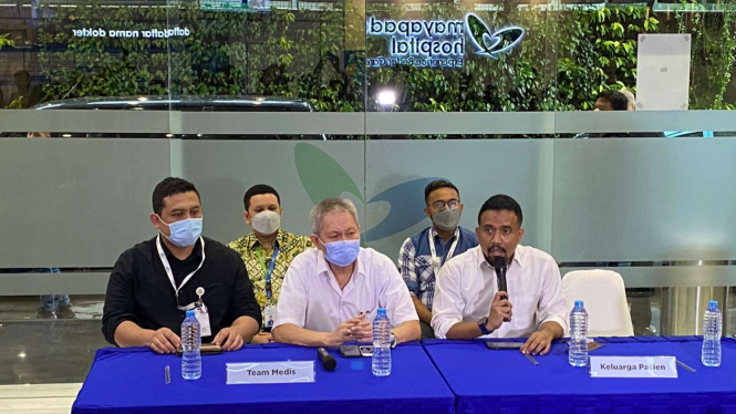 Tim dokter RS Mayapada jumpa pers terkait kondisi David, anak pengurus GP Ansor