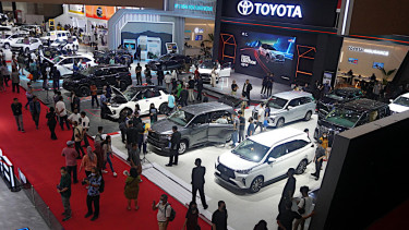 VIVA Otomotif: Booth Toyota di pameran IIMS 2023