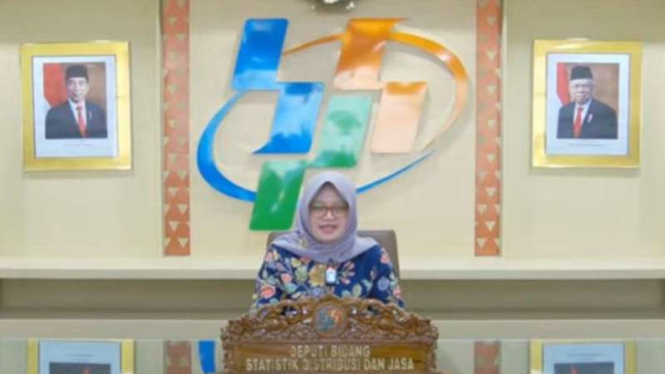 Deputi Bidang Statistik Distribusi dan Jasa BPS, Pudji Ismartini.