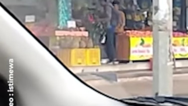 Oknum TNI hajar pemotor di Depok.