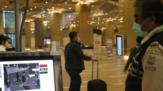 Suasana Bandara Internasional I Gusti Ngurah Rai Bali
