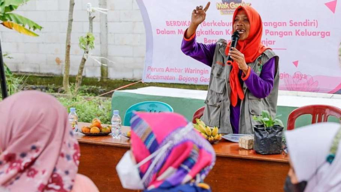 Relawan Mak Ganjar Buat Sosialisasi Berkebun di Pekarangan Rumah