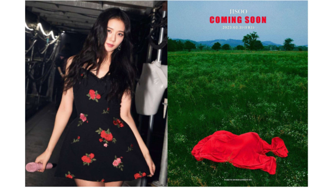 Poster debut solo Jisoo BLACKPINK