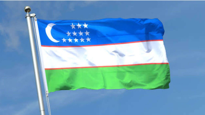 Bendera Uzbekistan
