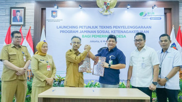 BPJS Ketenagakerjaan dan Kemendagri launching launching petunjuk teknis