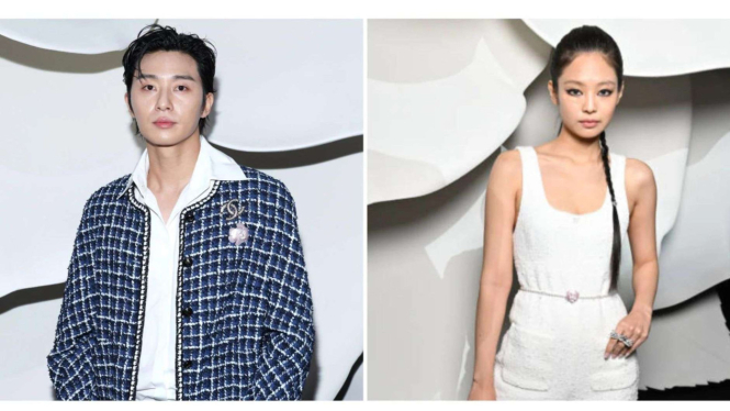 Jennie BLACKPINK AND Park Seo Joon