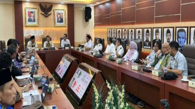 Rapat Koordinasi Persiapan Penyelenggaraan Ibadah Haji Khusus.