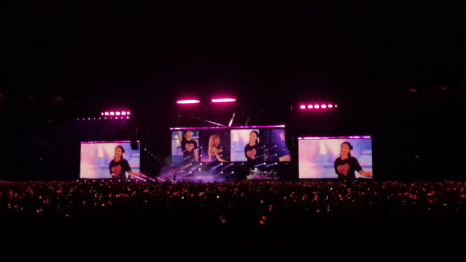Konser BLACKPINK di SUGBK, Jakarta. 