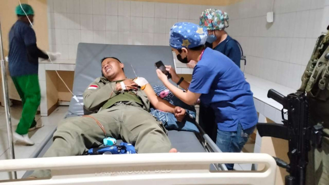 Anggota polisi korban pemanahan oleh sekelompok pemuda di Papua Tengah 