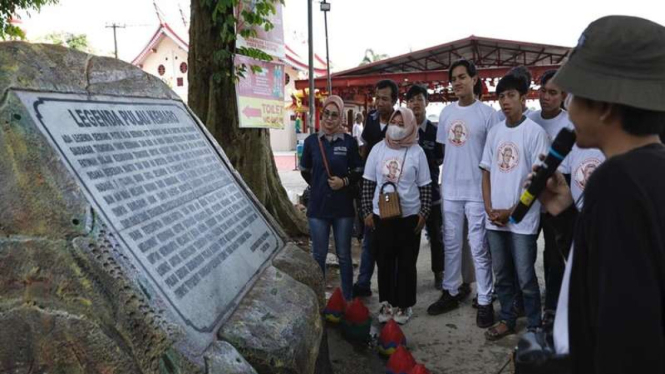 Pemuda Mahasiswa Nusantara Sumsel mempromosikan destinasi wisata Pulau Kemaro
