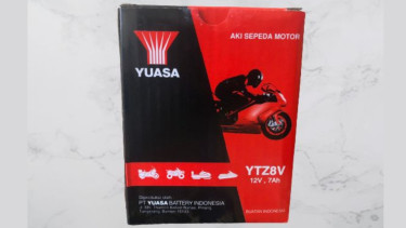 Yuasa YTZ8V aki untuk Vespa matic
