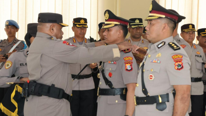 Kapolda Papua Irjen Pol Mathius Fakiri pimpin Sertijab Kapolres Jayawijaya dan Tolikara.