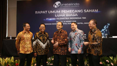 Jajaran petinggi Moratelindo.
