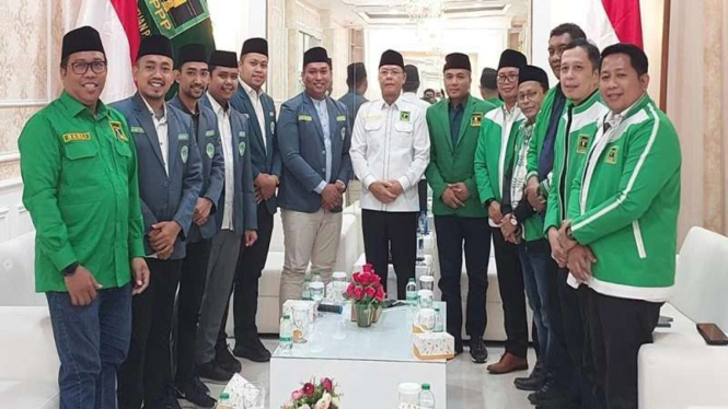 Ikatan Pelajar Nahdlatul Ulama (IPNU) mendatangi kantor DPP PPP