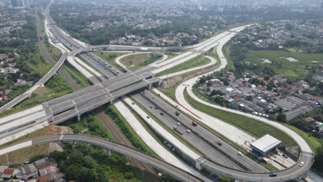 Jalan tol Kunciran-Serpong.