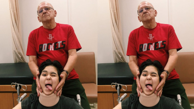 Laura Anna dan Papa Gabor.