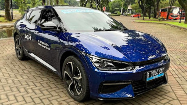 VIVA Otomotif: Test drive mobil listrik Kia EV6 GT-Line