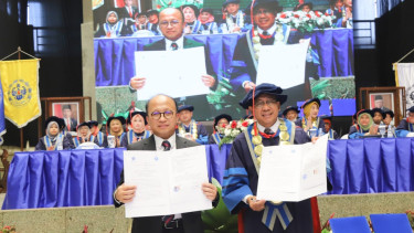 Penandatanganan MoU Kemnaker dengan Universitas Trilogi