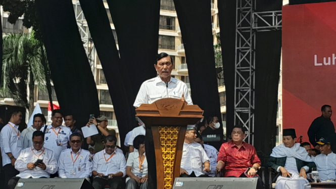 Menteri Koordinator Bidang Kemaritiman dan Investasi Luhut Binsar Pandjaitan.