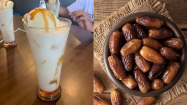 Milkshake Kurma dan Kurma 
