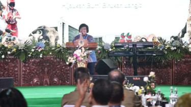 Menteri Lingkungan Hidup dan Kehutanan Siti Nurbaya