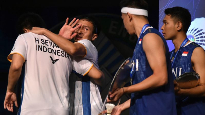 Hendra Setiawan/Mohammad Ahsan dan Fajar Alfian/Muhammad Rian Ardianto