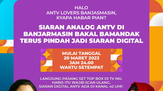 Siaran digital Antv.