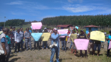 Masyarakat Jambi Geruduk Perusahan PetroChina, Karyawan Kocar-kacir