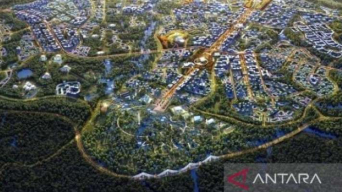 Desain Kawasan Inti Pusat Pemerintahan atau KIPP Ibu Kota Negara Nusantara