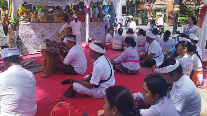  Upacara Tawur Agung Kesanga di Bali