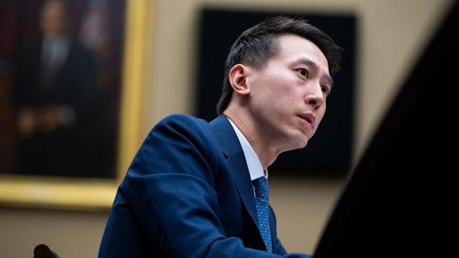 CEO TikTok Shou Zi Chew. 